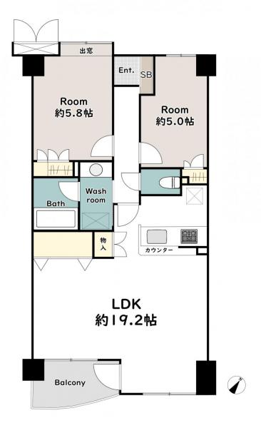 中古マンション 市川市宝１丁目 東西線妙典駅 2,490万円