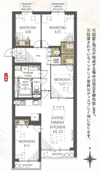 中古マンション 練馬区石神井台１丁目 西武新宿線上石神井駅 5,090万円