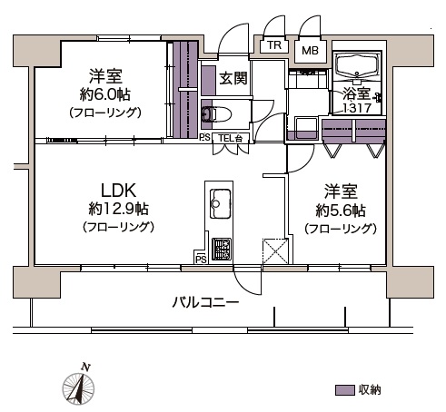 中古マンション さいたま市大宮区吉敷町１丁目 JR京浜東北線大宮駅 4,090万円