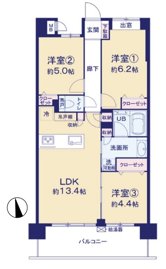 中古マンション 蕨市塚越６丁目 JR京浜東北線西川口駅 3,890万円