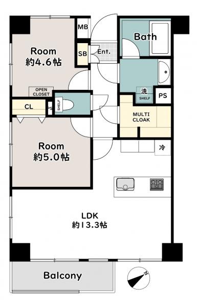 中古マンション 大田区大森西４丁目17-23 京急本線梅屋敷駅 5,898万円