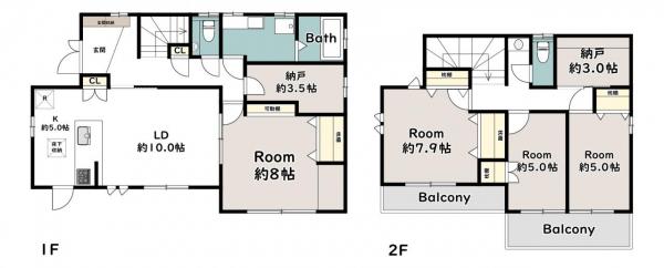 中古戸建 狭山市入間川 西武新宿線入曽駅 3,480万円