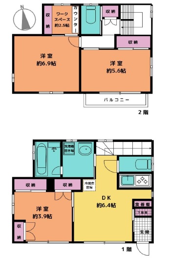 中古戸建 さいたま市大宮区土手町２丁目 東武野田線北大宮駅 3,598万円