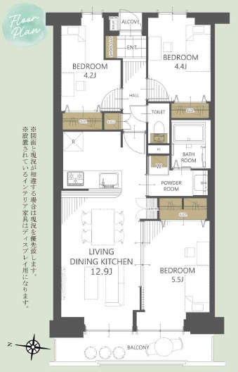 中古マンション 足立区大谷田３丁目12-23 千代田線北綾瀬駅 4,090万円