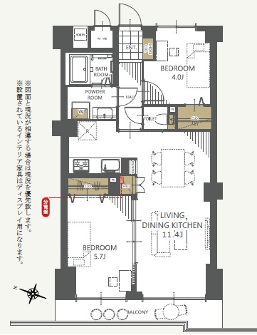 中古マンション 足立区西新井本町３丁目10-20 日暮里・舎人ライナー江北駅 3,090万円