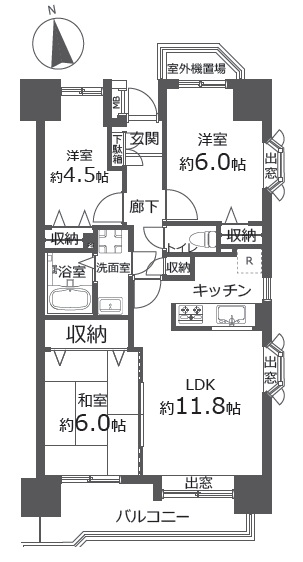 中古マンション 足立区東和５丁目7-10 千代田線北綾瀬駅 3,980万円