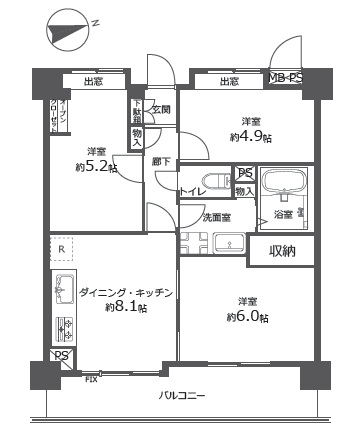 中古マンション 足立区六月２丁目12-12 東武伊勢崎線西新井駅 3,680万円