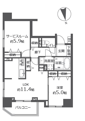 中古マンション 足立区西新井本町３丁目9-17 東武伊勢崎線大師前駅 4,480万円