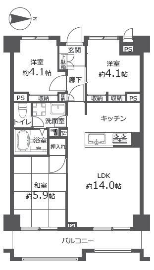 中古マンション 足立区伊興１丁目6-37 東武伊勢崎線竹ノ塚駅 2,999万円