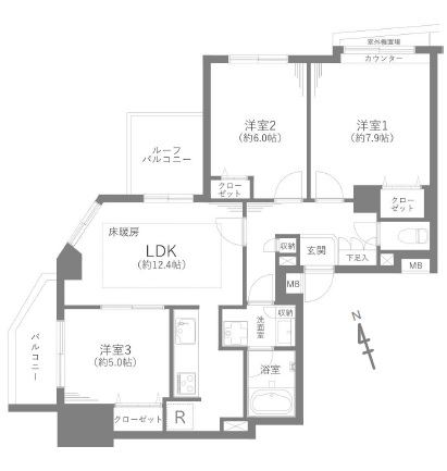 中古マンション 荒川区東尾久４丁目15-2 日暮里・舎人ライナー赤土小学校前駅 6,790万円