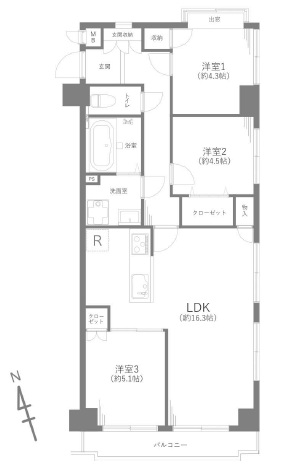 中古マンション 大田区大森南１丁目18-16 京急空港線大鳥居駅 4,799万円