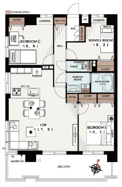 中古マンション 大田区北糀谷１丁目19-6 京急空港線大鳥居駅 6,280万円