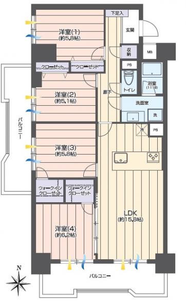 中古マンション 大田区大森東１丁目31-1 京急本線平和島駅 8,280万円
