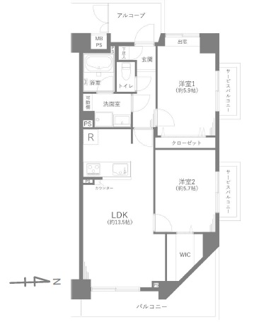 中古マンション さいたま市大宮区上小町 JR京浜東北線大宮駅 3,690万円