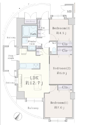 中古マンション さいたま市桜区西堀４丁目11-7 JR武蔵野線西浦和駅 3,780万円