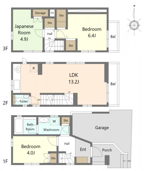 新宿区新宿7丁目 間取り図