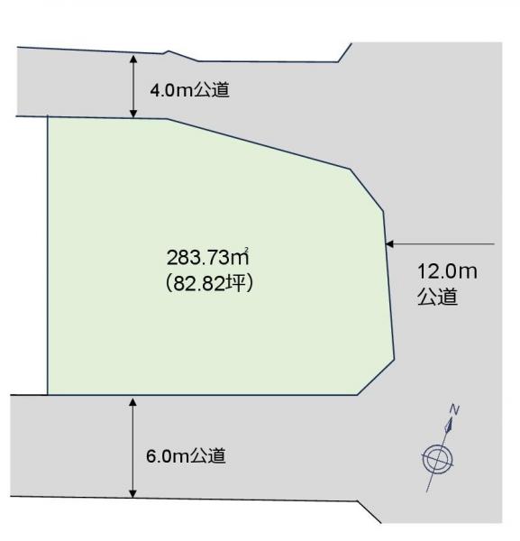 八王子市緑町 区画図