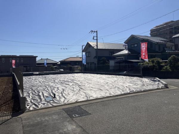 八王子市みなみ野3丁目　2区画（建築条件なし） 現地土地写真