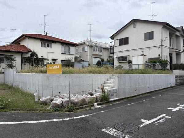 めじろ台2丁目売地 現地土地写真