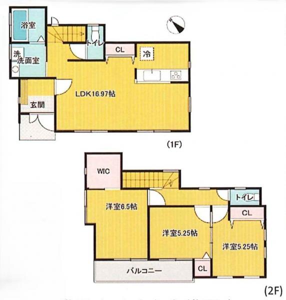 八王子市片倉町2899-12　戸建 間取り図