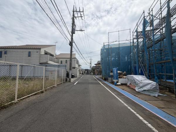 八王子市子安町４期 前面道路含む現地写真