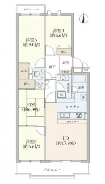 中古マンション 神戸市灘区高羽字瀧ノ奥5ｰ1 阪急神戸線六甲駅 1,979万円