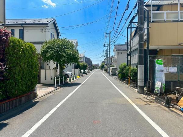 国分寺市本多3丁目の土地 前面道路含む現地写真