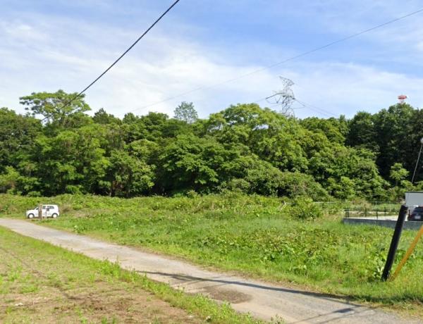 茨城県結城郡八千代町 売地 前面道路含む現地写真