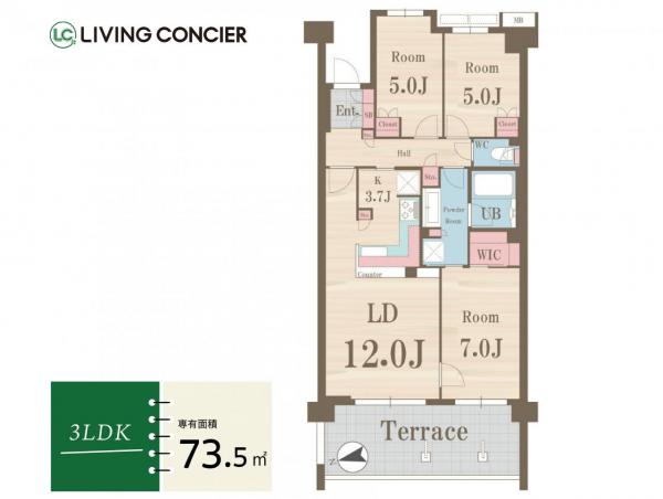 ミッドガーデンシティ ザ・タワー＆ヴィラ 間取り図