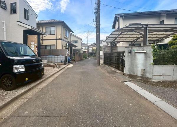 小平市美園町3丁目の戸建　ラスト1棟 前面道路含む現地写真