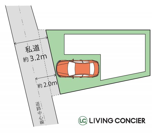 千住柳町　新築住宅 区画図