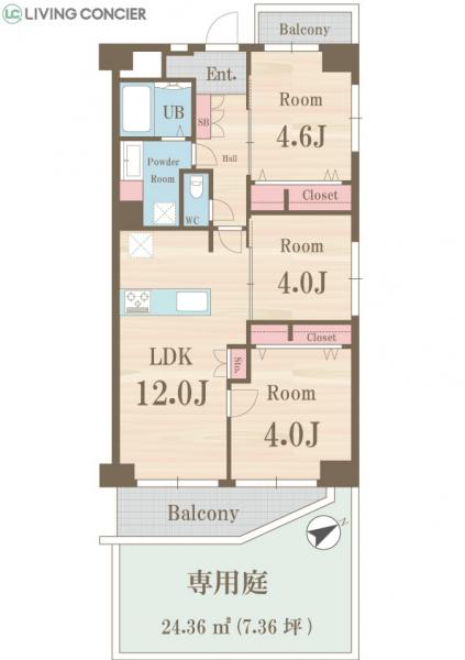 中古マンション 北区堀船３丁目 JR京浜東北線王子駅 3,980万円