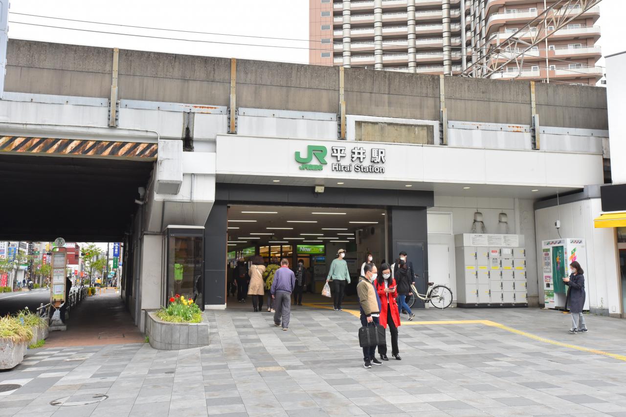 江戸川区平井6丁目 一部借地権付 戸建 兼 土地 全体区画図