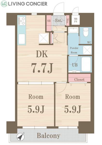 中古マンション 台東区下谷２丁目 日比谷線入谷駅 4,590万円