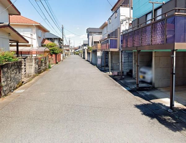 千葉市若葉区大宮台1丁目 中古戸建 前面道路含む現地写真