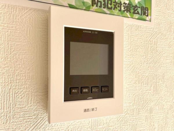 東村山市青葉町3丁目の新築戸建 TVモニター付きインターフォン