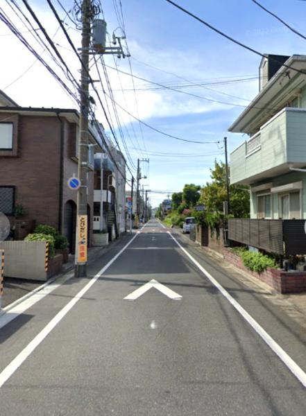 江戸川区松江7丁目　新築戸建 前面道路含む現地写真