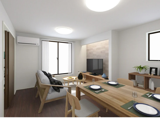 江戸川区松江7丁目　新築戸建 リビング