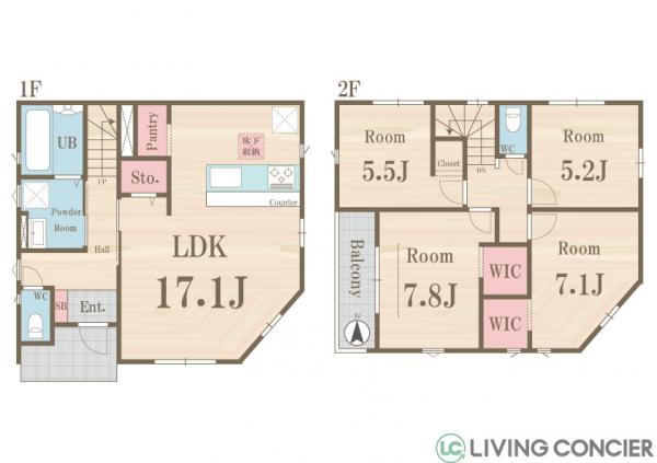新築戸建 越谷市大字南荻島 東武伊勢崎線北越谷駅 4,299万円