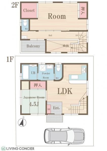 中古戸建 川口市戸塚南5丁目 JR武蔵野線東川口駅 2,300万円