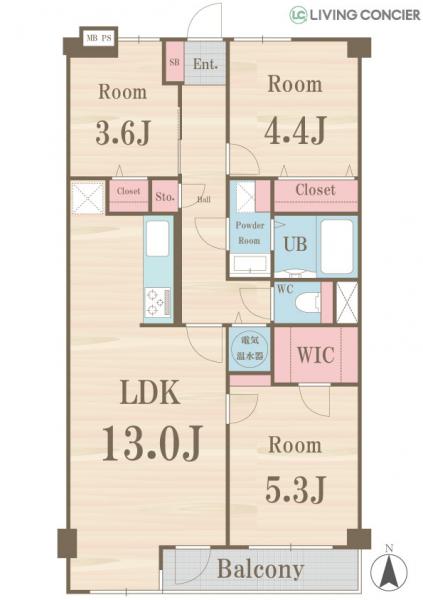 中古マンション 北区神谷２丁目 JR埼京線赤羽駅 3,898万円