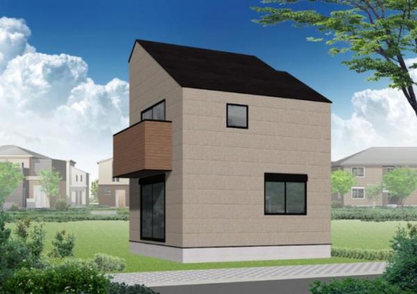 東大和市新堀2丁目の新築戸建 完成予想図（外観）