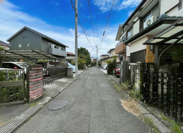 東村山市富士見町2丁目土地　 前面道路含む現地写真