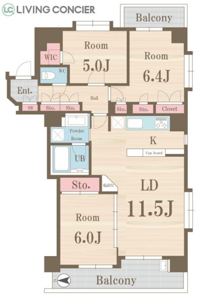 中古マンション 北区東十条２丁目 JR京浜東北線東十条駅 7,560万円