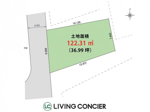 南小岩5丁目　土地 区画図