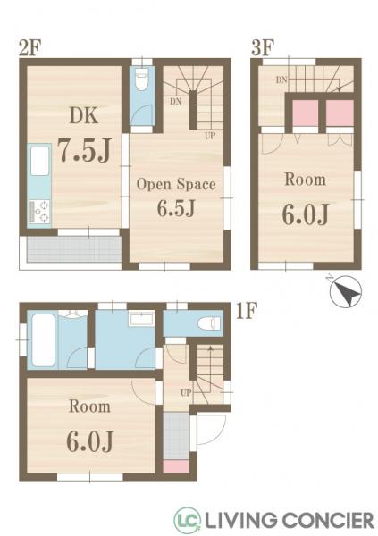 中古戸建 荒川区東尾久３丁目 千代田線町屋駅 5,280万円