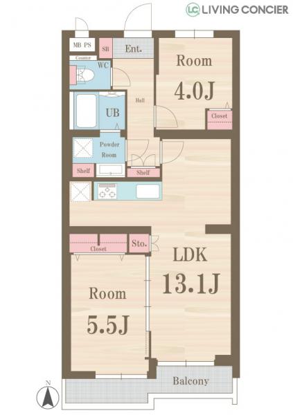 中古マンション 北区神谷２丁目 JR京浜東北線赤羽駅 4,390万円