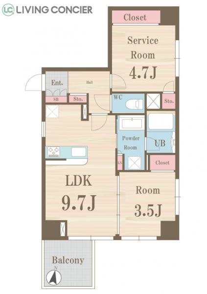 中古マンション 台東区清川1丁目 日比谷線南千住駅 4,390万円