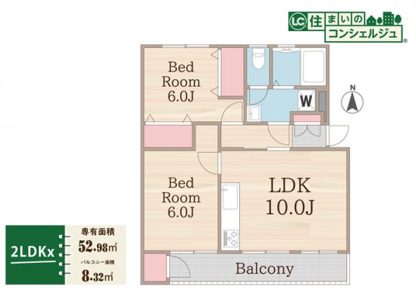 富士見町住宅 間取り図
