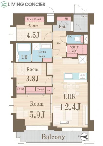 中古マンション 板橋区熊野町 東武東上線下板橋駅 4,799万円